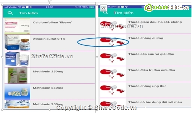 cẩm nang y học,app medical,ứng dụng android,ứng dụng cẩm nang sức khỏe,cẩm nang thuốc